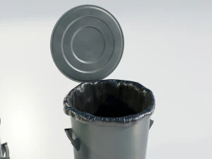 Garbage Can 3D Model