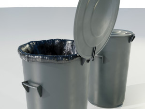 Garbage Can 3D मॉडल
