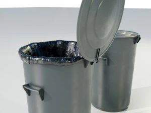 Garbage Can 3D Model