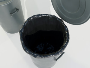 Garbage Can 3D मॉडल