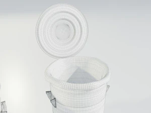 Garbage Can 3D Model