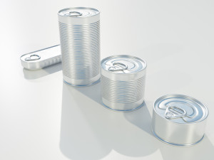 Standard Food Cans 3D Model