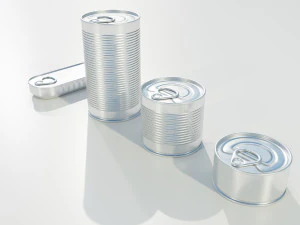 Standard Food Cans 3D Model