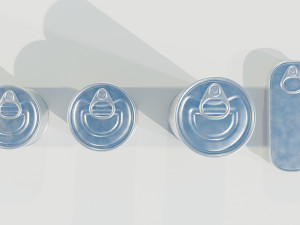 Standard Food Cans 3D Model