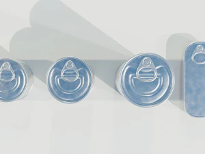 Standard Food Cans 3D Model