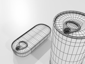 Standard Food Cans 3D Model