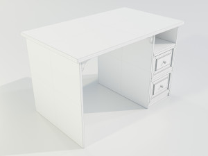Wooden Desk Modèle 3D