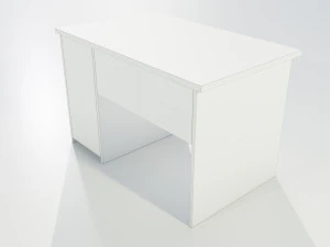 Wooden Desk 3D Model