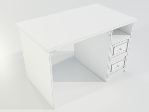 Wooden Desk Modèle 3D