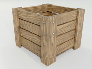 Wooden Planter 3Dモデル