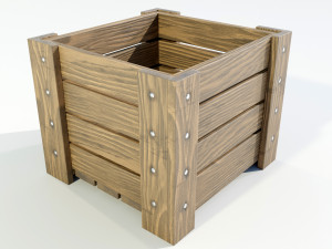 Wooden Planter 3Dモデル