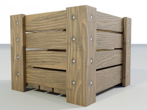 Wooden Planter 3Dモデル