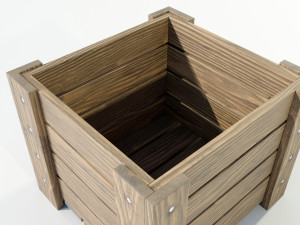 Wooden Planter 3Dモデル