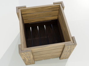 Wooden Planter 3Dモデル