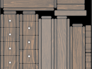 Wooden Planter 3Dモデル