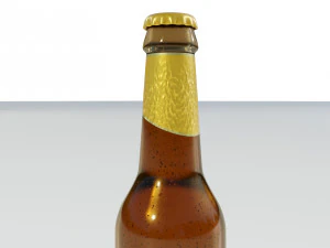 Generic Beer Bottle 3D Model
