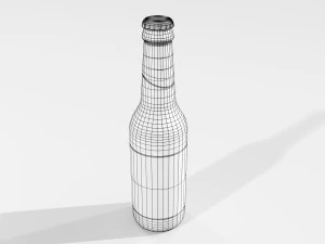 Generic Beer Bottle 3D Model