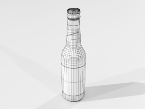 Generic Beer Bottle 3D Model