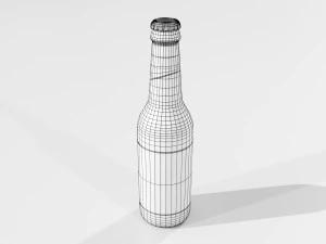 Generic Beer Bottle 3D Model