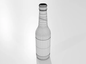 Generic Beer Bottle 3D Model