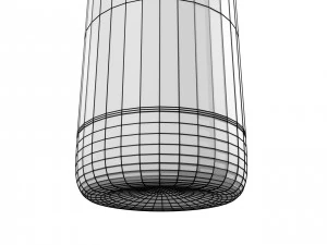 Generic Beer Bottle 3D Model