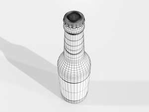 Generic Beer Bottle 3D Model