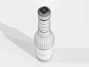 Generic Beer Bottle 3D Model
