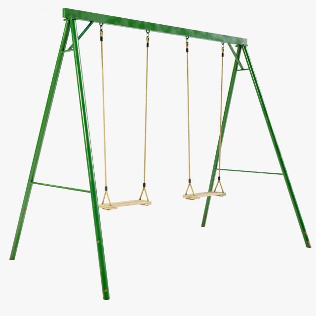 Metal swing 3D-Modell .c4d .max .obj .3ds .fbx .stl .blend 