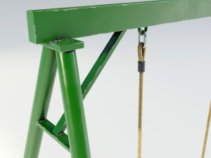 Metal swing 3D-Modell