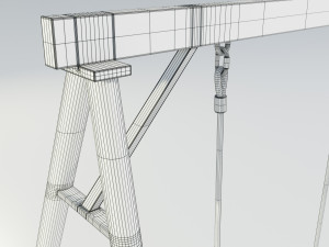 Metal swing 3D-Modell