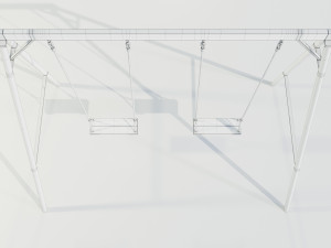 Metal swing 3D-Modell