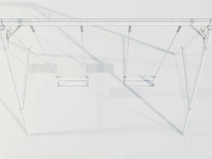 Metal swing 3D Model