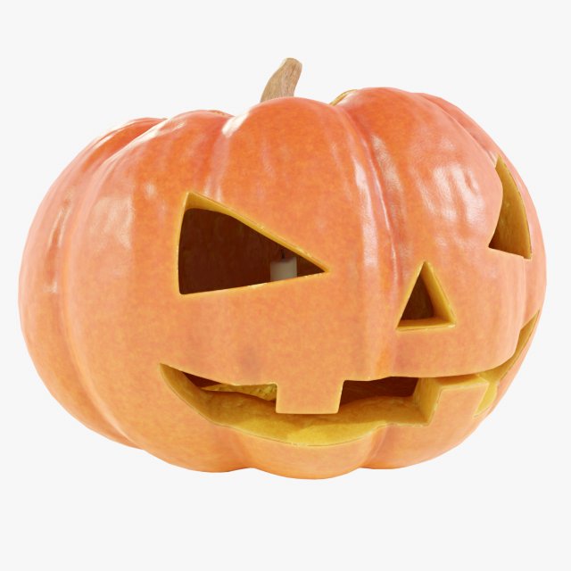 Halloween Pumpkin Modelo 3D .c4d .max .obj .3ds .fbx .stl .blend 