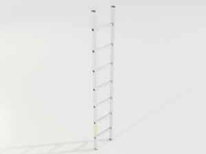 Aluminum Ladder 3D Model