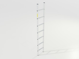 Aluminum Ladder 3D Model
