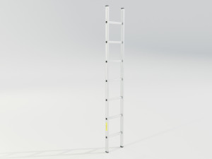 Aluminum Ladder 3D Model