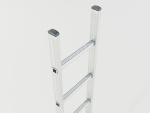Aluminum Ladder 3D Model