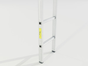 Aluminum Ladder 3D Model