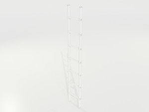 Aluminum Ladder 3D Model