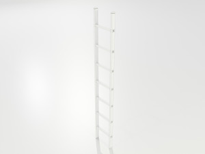 Aluminum Ladder 3D Model