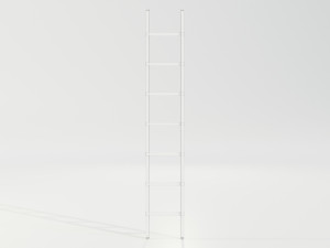 Aluminum Ladder 3D Model