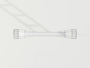 Aluminum Ladder 3D Model
