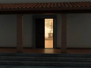 Італійська сільська церква 3D Модель