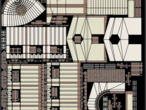 Італійська сільська церква 3D Модель