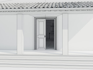 Italian Country Church Modelo 3D