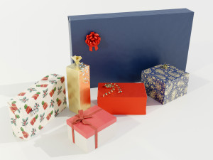Christmas Gifts 3D Model