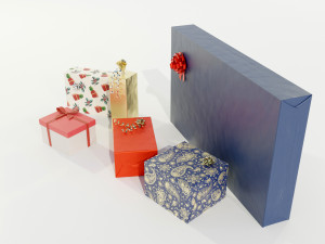 Christmas Gifts 3D Model