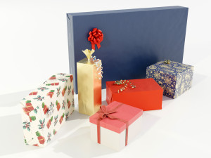 Christmas Gifts 3D Model