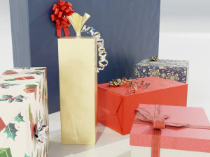 Christmas Gifts 3D Model