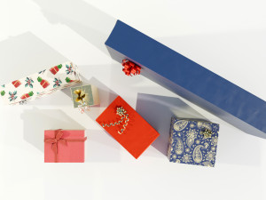 Christmas Gifts 3D Model